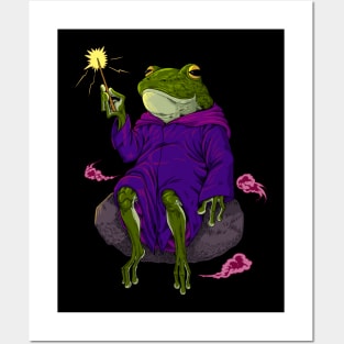 Wizard and magician - wizard frog Posters and Art